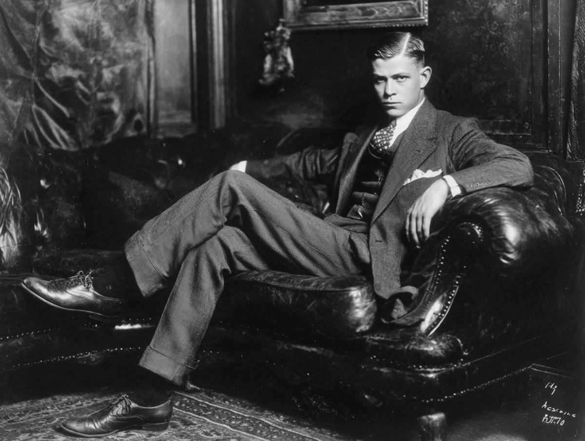 Bespoke suit and shoes from the early 1900s