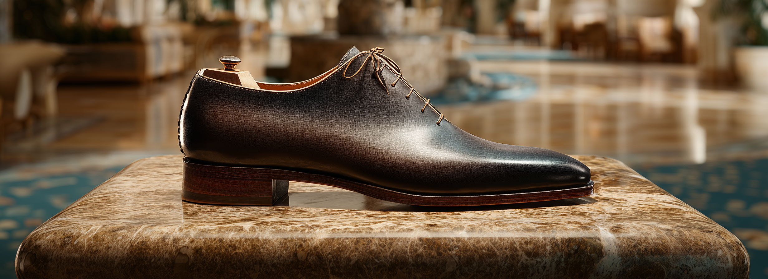 bespoke wholecut dress shoes for men