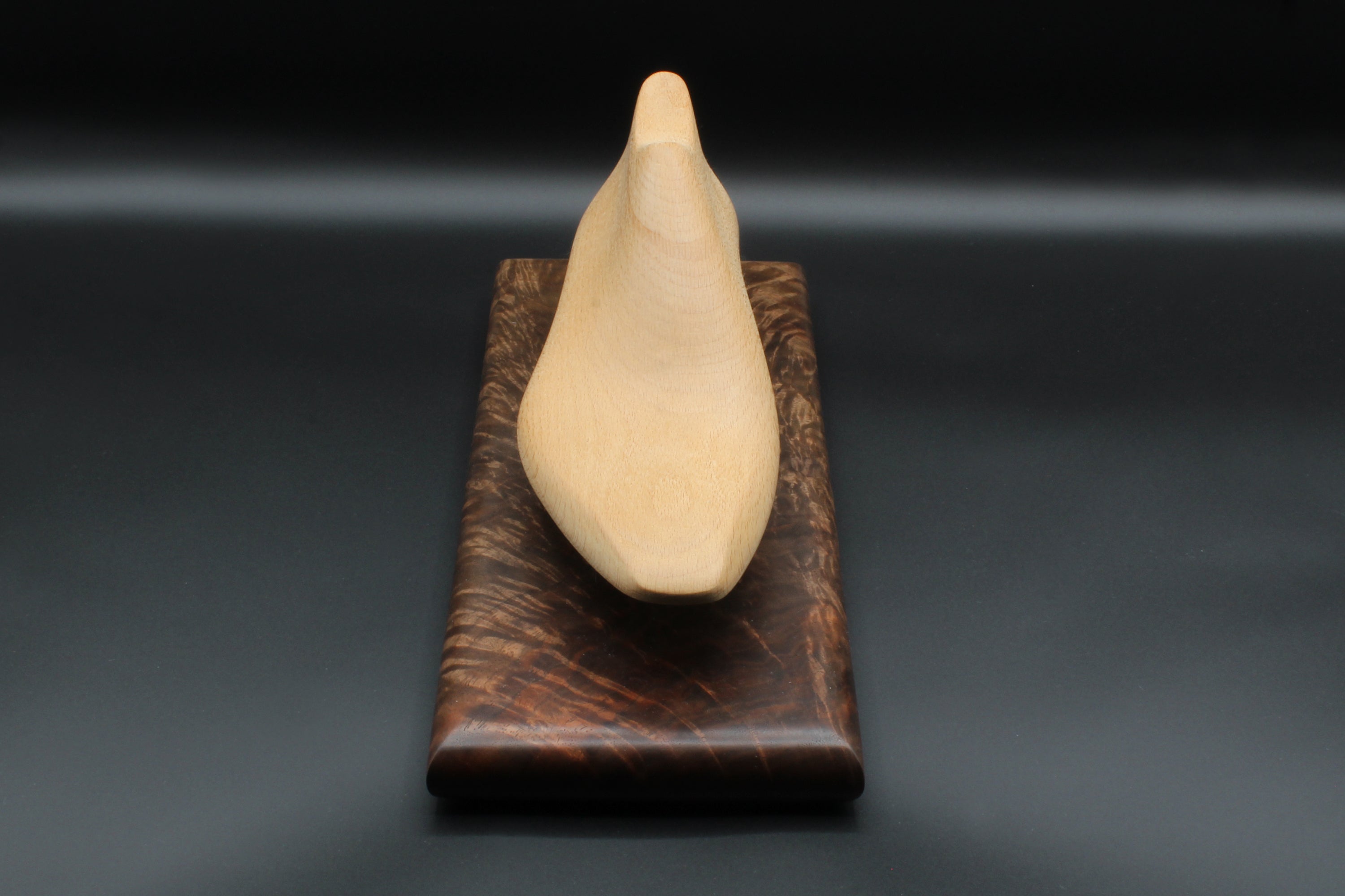 Custom Fitted Last with Walnut Display - Bondeno® Bespoke Custom Fitted Shoes with At Home Fittings