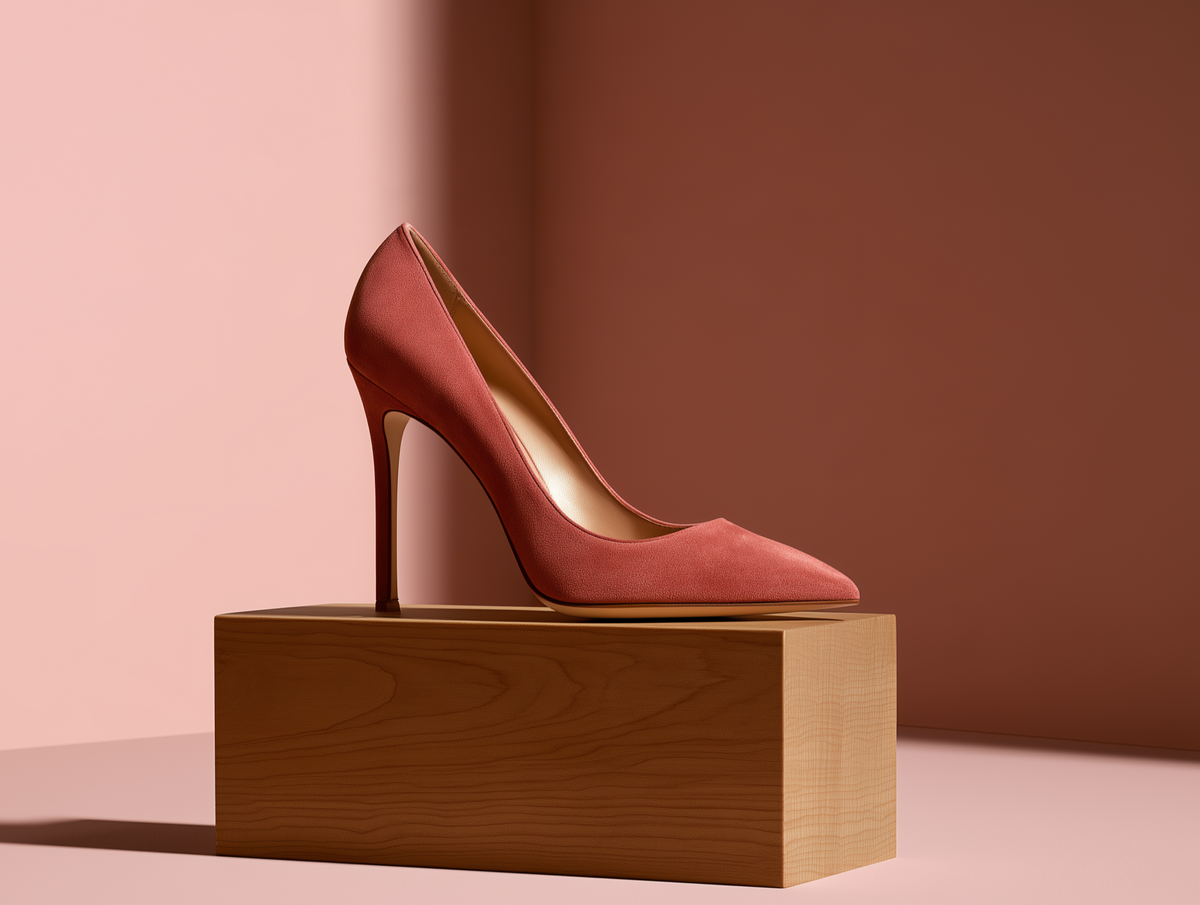 NERISSA • Bespoke Custom Made & Fitted Stiletto Pumps • PINK