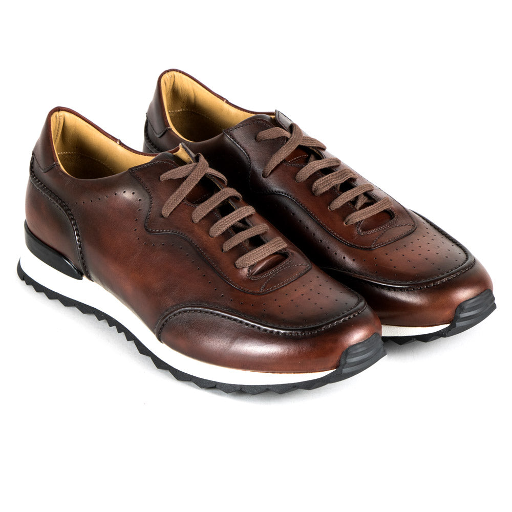 ELIO • Custom Fitted Bespoke Sneakers • BROWN