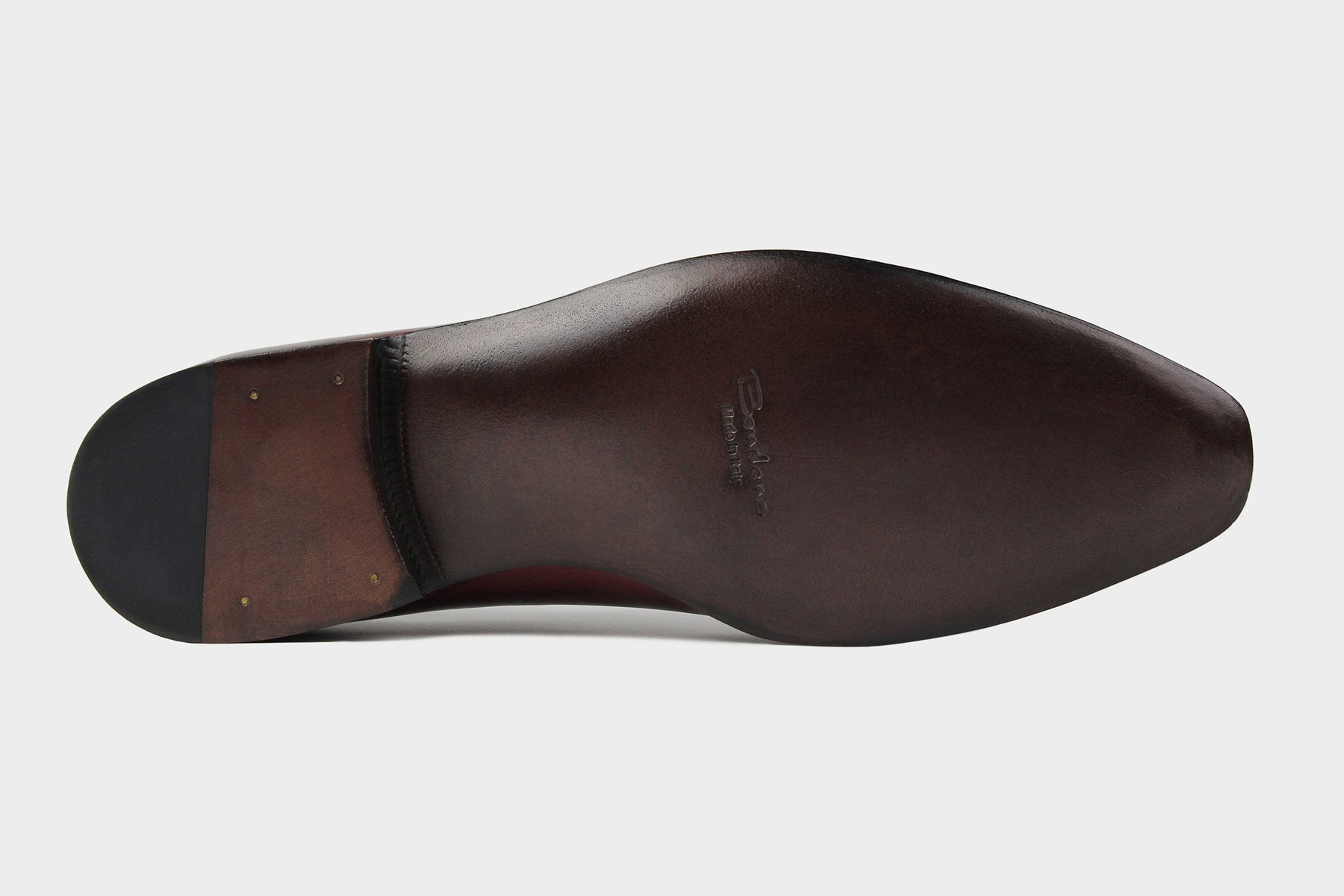 Marco Classic Wine Red Wholecut Italian Made to Measure Shoes