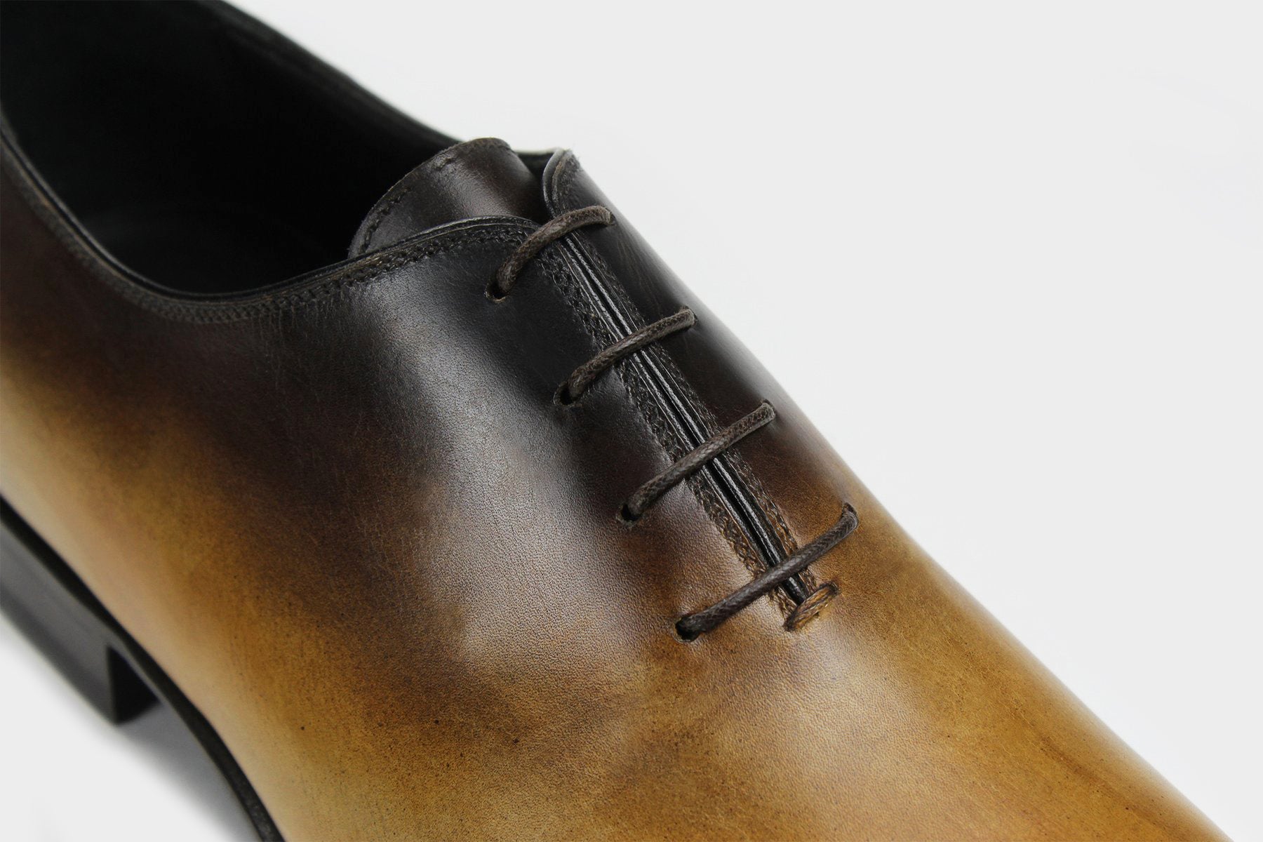 Men's Leather Royal Yellow Italian Bespoke Shoes