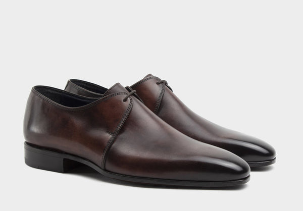 Lucius Oxblood Single Eyelet Derby Italian Custom Made Shoes