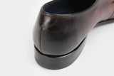 Lucius Men's Oxblood Single Derby Italian Made to Measure Shoes