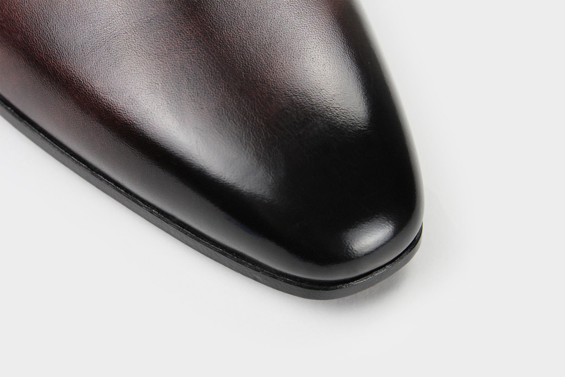 Lucius Men's Oxblood Single Derby Italian Bespoke Shoes