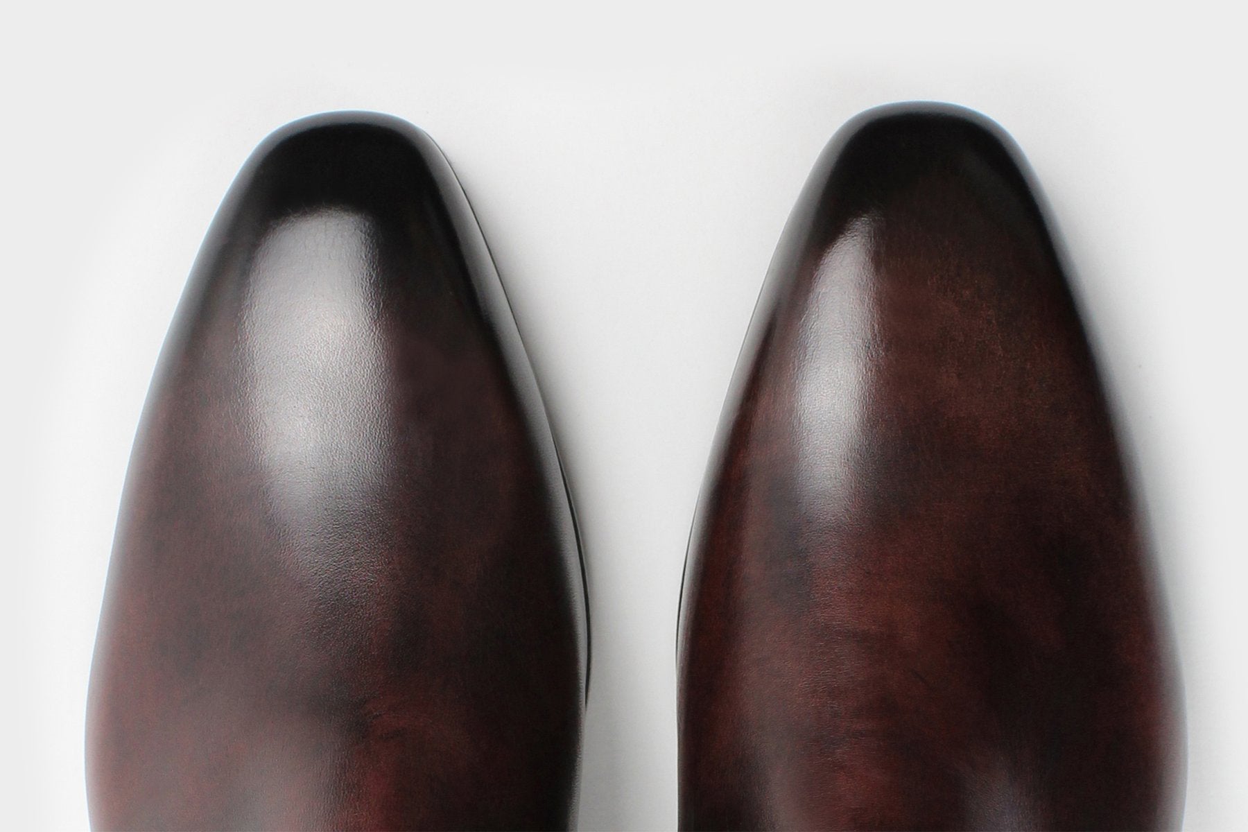 Lucius Classic Oxblood Single Derby Italian Bespoke Shoes