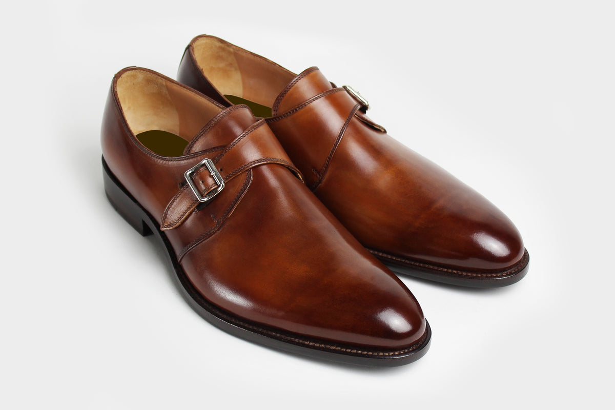 Domenico Brown Wholecut Italian Bespoke Boots