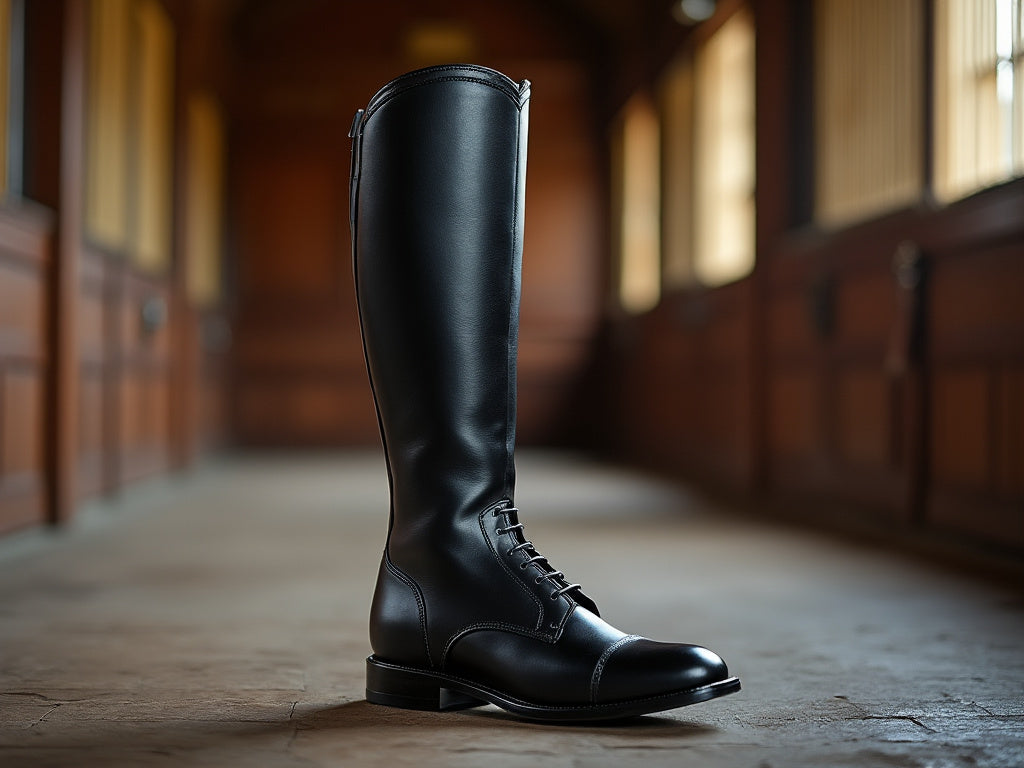 Fitted riding boots cheap