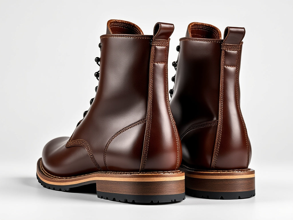 Bondeno Marcus Bespoke Custom Fitted Work Boots with Steel Toe Caps Brown 1