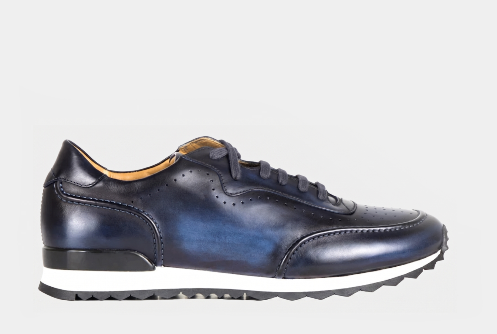 SELVAGGIO Bespoke Custom Made & Fitted Sneakers HAND-PAINTED OCEAN - Bondeno Bespoke Custom-Fitted Shoes with At-Home Fittings SELVAGGIO Bespoke Custom Made & Fitted Sneakers HAND-PAINTED OCEAN - Bondeno Bespoke Custom-Fitted Shoes with At-Home Fittings