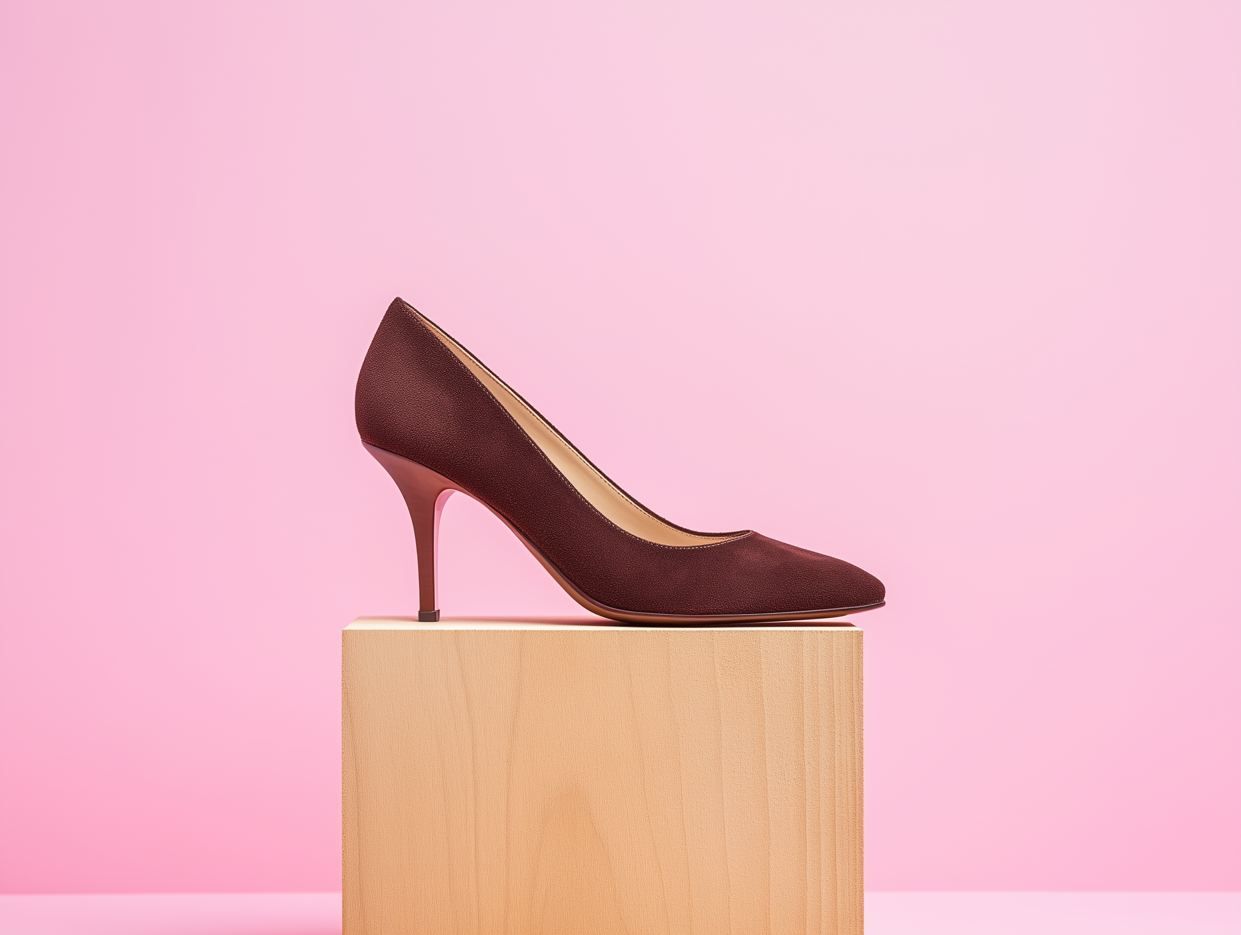 SAVERIA - Custom Fitted Bespoke Pumps - DARK BROWN