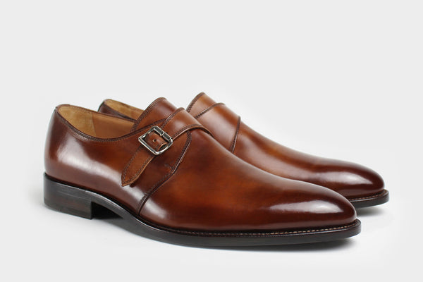 Domenico Brown Wholecut Italian Custom Made Boots
