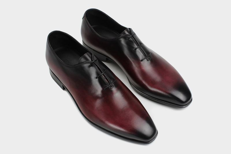 Marco Wine Red Wholecut Italian Made to Measure Shoes