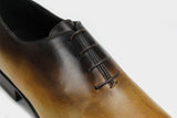 Men's Leather Royal Yellow Italian Bespoke Shoes