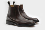 Wingtip Brown Italian Custom Made Boots