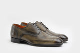 Lorenzo Khaki Derby Italian Custom Made Shoes