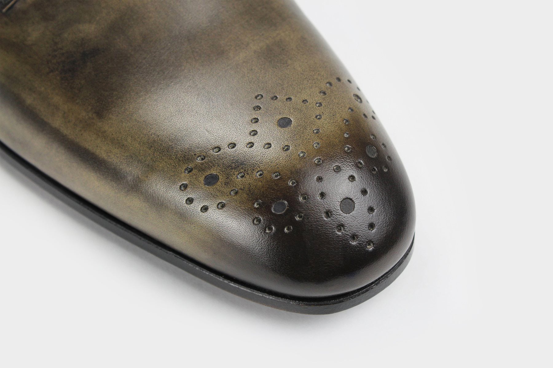 Lorenzo Men's Brown Derby Italian Bespoke Shoes