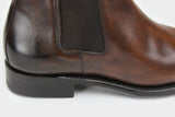 Marino Chelsea Men's Brown Wholecut Italian Bespoke Shoes