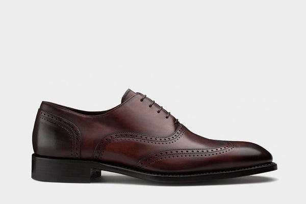 Bespoke Custom Fitted Oxford Wingtip Dress Shoes Oxford