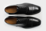 Mauro Black Classic Cap Toe Oxfords Italian Bespoke Shoes