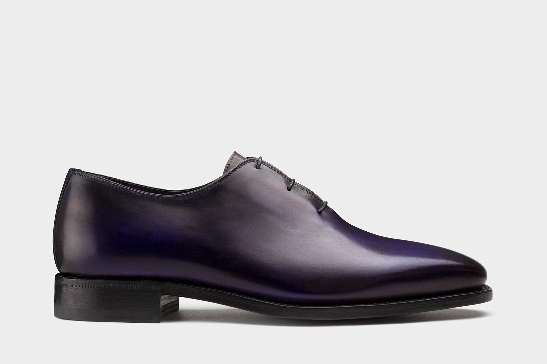 MATEO Bespoke Custom Made & Fitted Wholecut Oxford Shoes HAND-PAINTED VIOLET CALFSKIN RETURNING CUSTOMER: Reorder Using Your Stored Last / BLAKE- MATEO Bespoke Custom Made & Fitted Wholecut Oxford Shoes HAND-PAINTED VIOLET CALFSKIN RETURNING CUSTOMER: Reorder Using Your Stored Last / BLAKE-