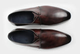 Lucius Classic Oxblood Single Derby Italian Custom Made Shoes