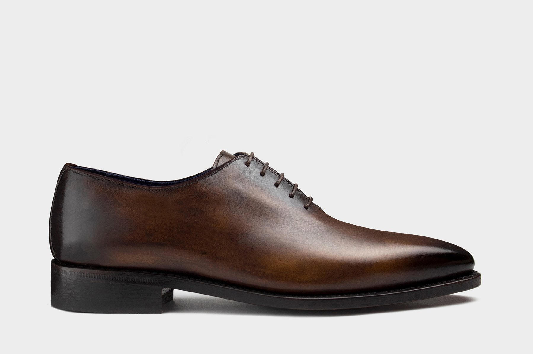 brown dress shoes with white bottom Duke Dress Sneakers In Brown With White Outsole
