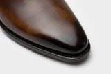 Wholecut Brown Italian Made to Measure Boots